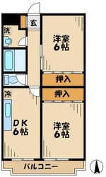 ハイツミナミの物件間取画像